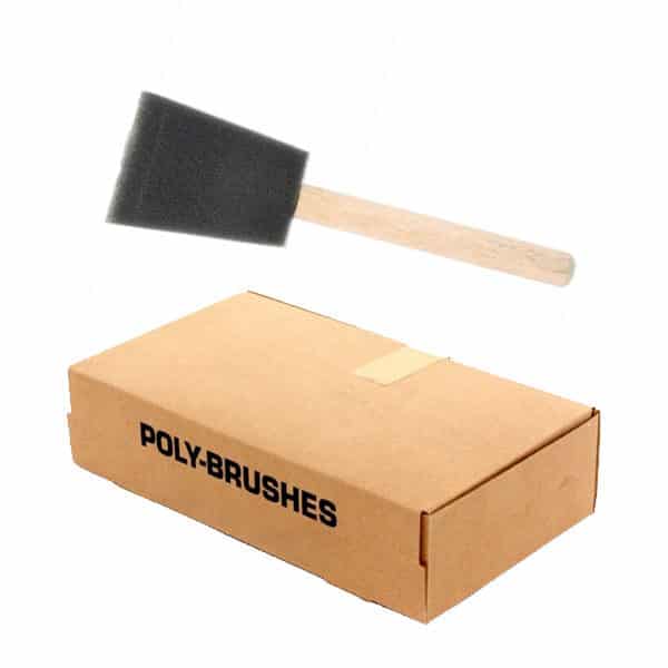 Jen Poly Foam Brushes 2 Inch